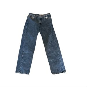 Calvin Klein Light Wash Denim Easy Fit Zipper Fly Straight Leg Vintage Mom Jeans